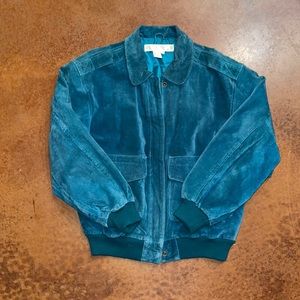 Vintage, leather suede jacket